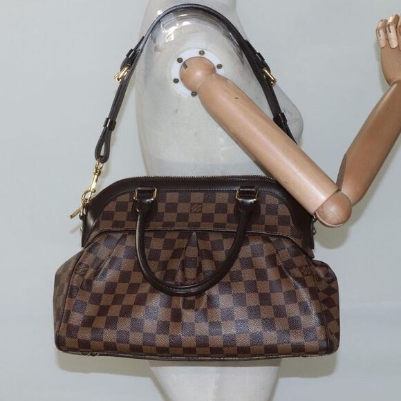 Louis Vuitton Trevi Handbag Damier Brown Canvas Handbag (Pre-Owned) - Picture 15 of 16